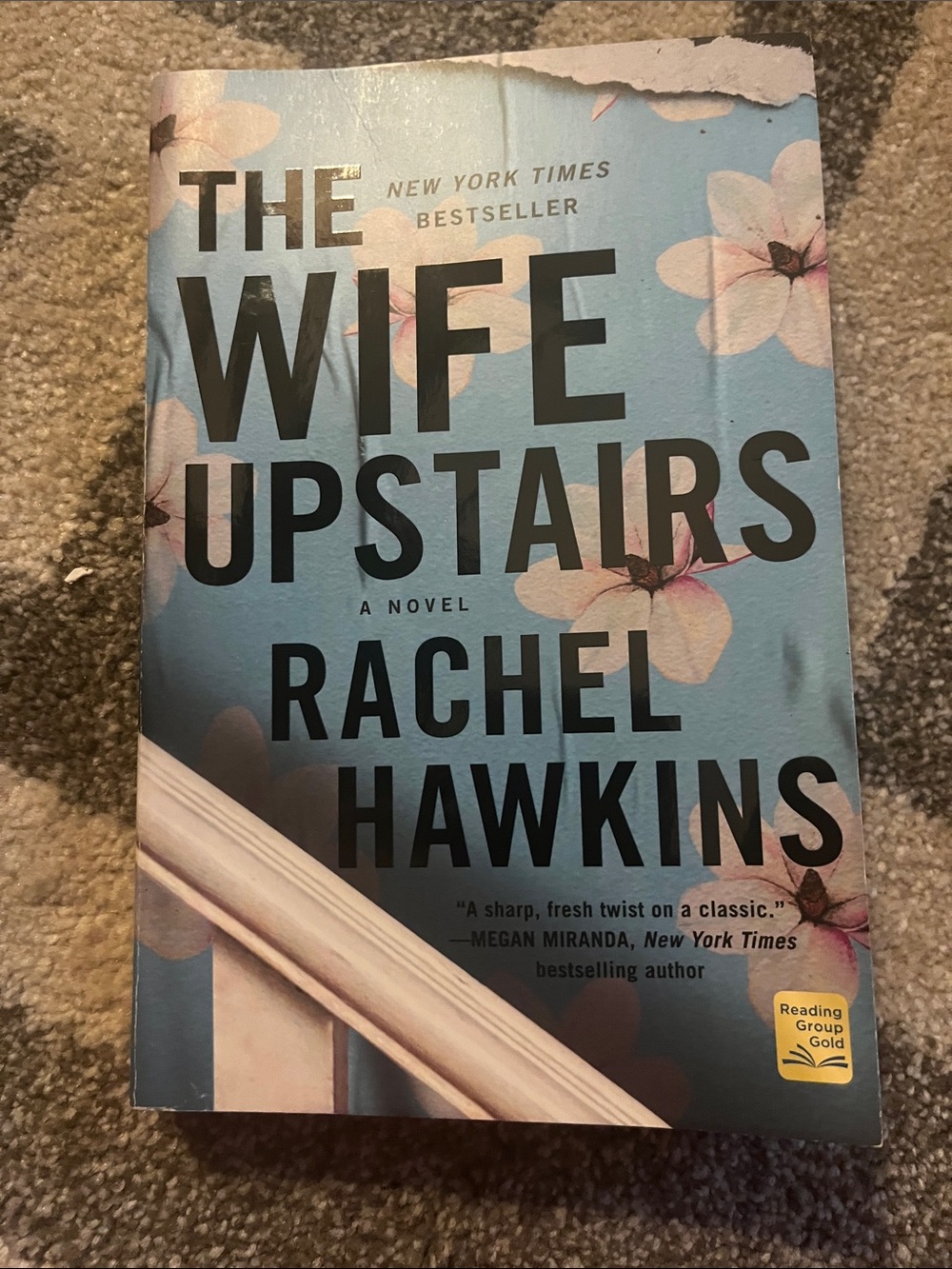 The Wife Upstairs by — Blue Floral Book